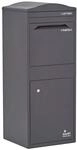 SMART PARCEL BOX Paketbox draussen, Standbriefkasten mit Paketfach, Paketbriefkasten