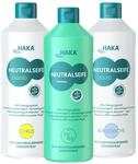 HAKA Neutralseife 3er-Set, Allzweckreiniger, 3x 1L, Universalreiniger f&uuml;r den