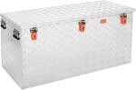 Alubox ABX-R410P Aluminium Riffelblech Pritschenbox Transportkiste Staukasten...