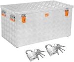 Alubox Werkzeugtruhe ABX-R312 Aluminium Riffelblech Werkzeugkiste Transportkiste 312
