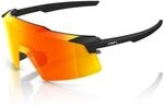100% AEROCRAFT - Soft Tact Black - HiPER Red Multilayer Mirror Lens