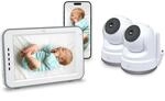 ELRO BC4000-2 Royale Babyphone mit 2 Full HD Kameras, 12,7 cm Touchscreen und