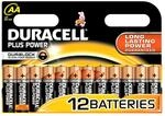 DURACELL Alkaline Batterie PLUS POWER, Mignon AA, 12er
