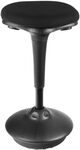 D&ouml;nges Ergonomische Stehhilfe h&ouml;henverstellbar mit Rundsitz | Sitzbreite 340 mm 
