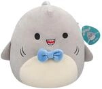 Squishmallows Original Peluche de 19 cm- Gordon le Requin Gris