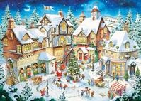 Ravensburger Puzzle 12001271 - Weihnachtsdorf - 1000 Teile Puzzle f&uuml;r Erwachsene und