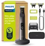 PHILIPS OneBlade Pro 360 Face & Body - elektrischer Rasierer, Trimmer & Bodygroomer,