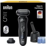 Braun Series 5 Elektrorasierer Herren, Nass- und Trockenrasierer, Turbo- und