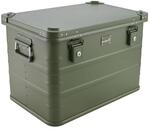 Alubox Alukiste abschlie&szlig;bar E78G OLIVGR&Uuml;N - Premium Lagerbox 78 Liter -