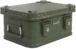 Alubox Alukiste abschlie&szlig;bar E18G OLIVGR&Uuml;N - Premium Lagerbox 18 Liter -