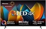 Hisense 58E7NQ 146 cm (58 Zoll) Fernseher, 4K UHD, QLED, HDR10, HDR10+ decoding, HLG, Hisense 58E7NQ 146 cm (58 Zoll) Fernseher, 4K UHD, QLED, HDR10, HDR10+ decoding, HLG,