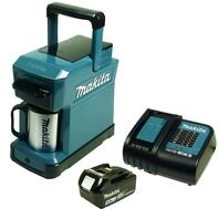 Makita DCM 501 Akku-Kaffeemaschine mit Akku 5 Ah und Ladeger&auml;t