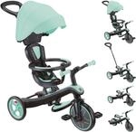 GLOBBER Explorer Trike 4in1 Pro in Mint &ndash; Dreirad, Laufrad und Kinderwagen in