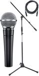 Shure SM58-LCE Mikrofon Set (Gesangsmikrofon inkl. Mikrofonst&auml;nder &...