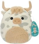 Squishmallows SQCR04117 - Borsa die Hochlandkuh 19 cm, offizielles Kelly Toys