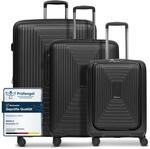 REDOLZ Hartschalen Koffer-Set-3-teilig | S 55 cm Laptopfach + M 66 cm + L 77 cm 