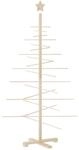 vidaXL Weihnachtsbaum Holz zum Schm&uuml;cken, Christbaum Tannenbaum K&uuml;nstlich