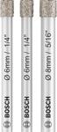 Bosch 3x PRO Ceramic dry Bohrer-Set, zylindrischer Schaft (f&uuml;r Fliesen, Harte