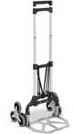 Juskys Treppensackkarre klappbar & bis 80 kg belastbar - Alu Mini Sackkarre f&uuml;r