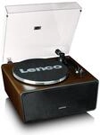 Lenco LS-470WA Bluetooth Plattenspieler mit 4 Lautsprechern (80W), Audio Technica