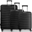 Franky Koffer-Set 3-teilig f&uuml;r Damen und Herren | Reise-Trolleys 49 x 28 x 74...