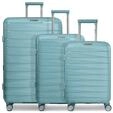 Franky Koffer-Set 3-teilig f&uuml;r Damen und Herren | Reise-Trolleys 49 x 28 x 74...