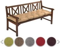 sunnypillow Bankauflage Outdoor - Bankkissen f&uuml;r Bank 110 x 40 cm - Sitzkissen f&uuml;r