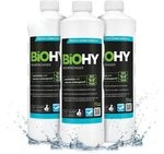 BiOHY Rohrreiniger (3 x 1 Liter) | EXTRA STARK | fl&uuml;ssiger Abflussreiniger | Profi