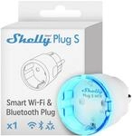 Shelly Plug S Gen3 Wei&szlig; - WLAN Smarte Steckdose, Leistungsmessung, 12A, 2500W,
