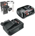 Bosch Akku und Schnellladeger&auml;t Starter Set 18V (1x 2,5Ah Li-Ionen-Akku; 1x