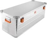 Alubox Alukiste abschlie&szlig;bar E159 - Premium Aluminium Lagerbox 159 Liter - Deckel
