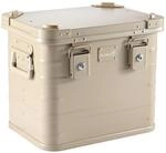 Alubox Alukiste abschlie&szlig;bar E31S SAHARA sand beige - Premium Lagerbox 31...