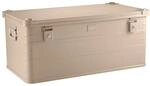 Alubox Alukiste abschlie&szlig;bar E141S SAHARA sand beige - Premium Lagerbox 141 Liter -