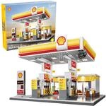 CaDA Shell Tankstelle - 1222 Teile - C66026W | Offiziell lizenzierter Shell