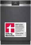 Siemens iQ300 Teilintegrierter Geschirrsp&uuml;ler 60 cm Edelstahl SN53ES22CE