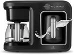 KARACA Hatır Plus Mod 5 in 1 Essential Kaffeemaschine Schwarz Chrom, 1400 Watt,