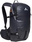VAUDE Monviso 20 Skitourenrucksack 20 L, flacher Sitz, Black, Gr. medium | Platz f&uuml;r