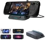 AVerMedia Steam Deck Dock mit HDMI 4K@60Hz, USB-C-Laden, Bildschirmspiegelung,