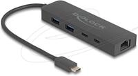 Delock Dockingstation/Port Replicator USB Type-C Lade-/Dockingstation