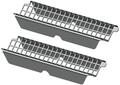 TECE TECEdrainprofile Haarsieb aus Edelstahl, 2 St&uuml;ck, 127 x 82 x 18 mm, Zubeh&ouml;r