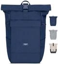 LARKSON Rucksack Damen & Herren Blau - No 4 Large - Rolltop Backpack 21 L mit 16 Zoll