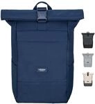 LARKSON Rucksack Damen Herren Blau - No 4 - Rolltop Backpack mit Laptopfach Uni,