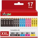 PGI 580 CLI 581 XXL Kompatibel f&uuml;r Canon druckerpatronen 580 581 Multipack XXL f&uuml;r