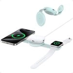 Anker MagGo 3-in-1 Kabellose Ladestation (mit EU/US/UK Stecker), MagSafe-Kompatibles