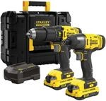 Stanley Fatmax V20 Akku-Kombo Kit SFMCK465D2T (18V, bestehend aus