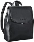 STILORD Hazel Frauen Rucksack Elegant Leder Daypack Kleiner Lederrucksack Vintage
