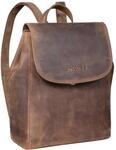STILORD Hazel Frauen Rucksack Elegant Leder Daypack Kleiner Lederrucksack Vintage