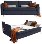 MIUFORM Charming Charlie Slim mit Bettkasten und mit Bettfunktion | 3 Sitzer Sofa 