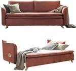 MIUFORM Charming Charlie Slim mit Bettkasten | 3 Sitzer Sofa | 225 x 90 x 85cm Couch