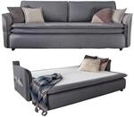 MIUFORM Charming Charlie mit Bettkasten und mit Bettfunktion | 3 Sitzer Sofa | 225 x